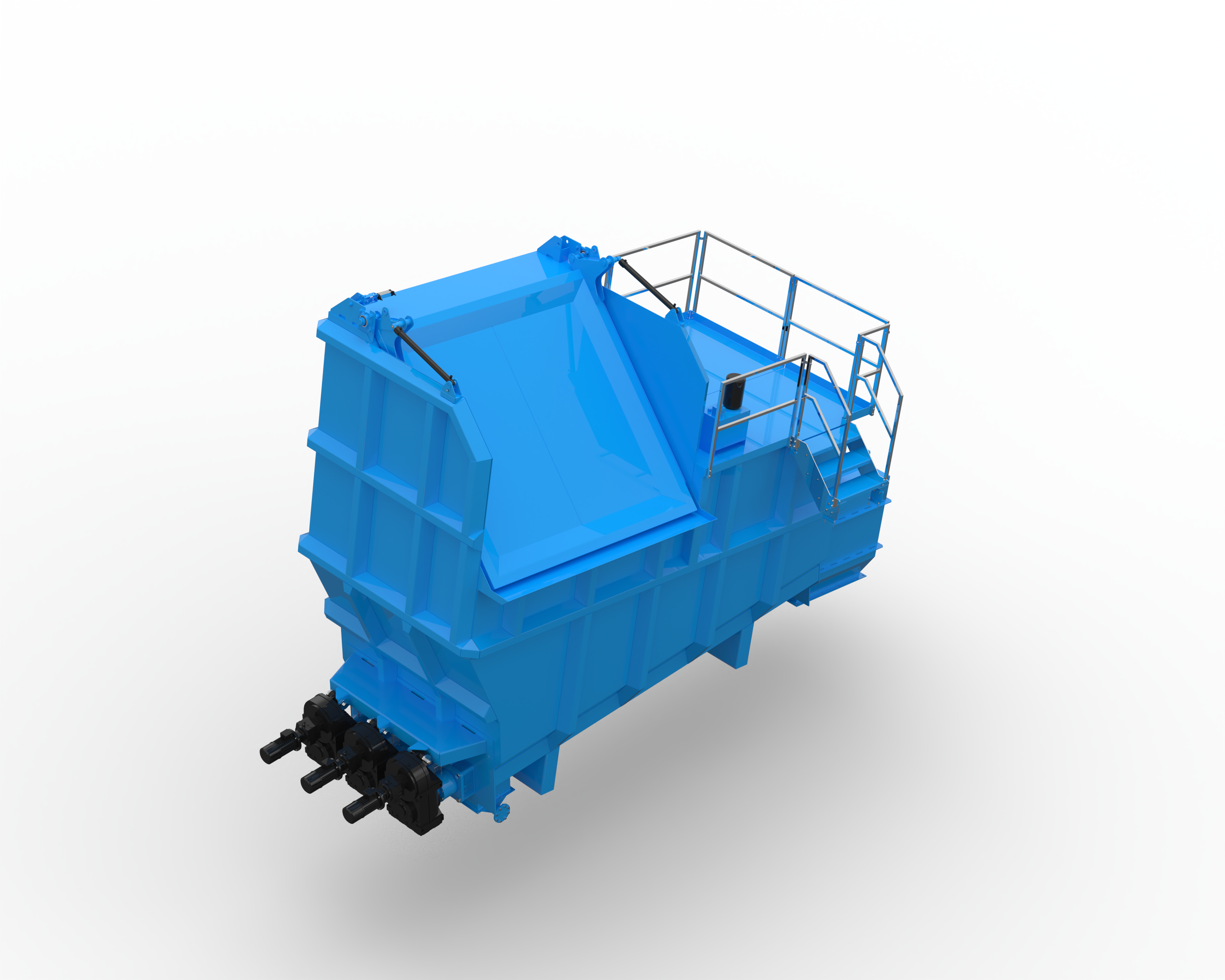 Poultry Waste Rendering Silo Machine Carbon Steel
