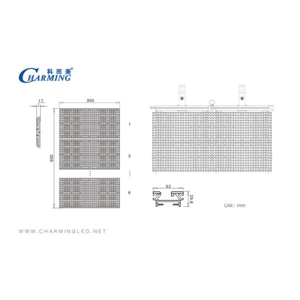UV Resistant Flexible LED Video Wall 3840Hz 16 Bit Practical