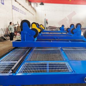 Industrial Metallurgy 6T Rail Transfer Trolley High Temperature Resistance Steel
