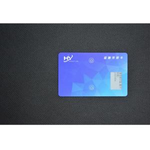 Rechargeable E Ink Credit Card Cold Pressing With Active Ink Screen / Buttons