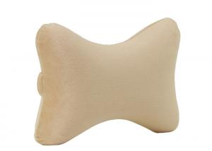 China Dog Bone Shape Custom Car Neck Pillow PU Foam with Fastening Strap wholesale