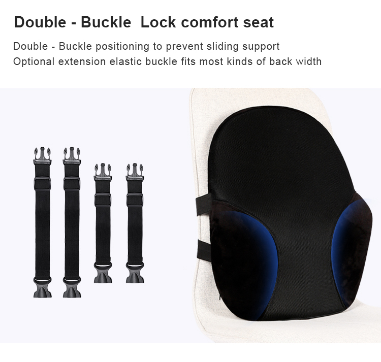 Amazon Hot Sell Office Car Chairs Mesh Waist Ergonomic Orthopedic Memory Foam Back Cushion Lumbar Support Pillow