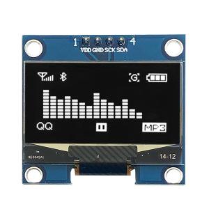 China Passive Matrix 1.3 Inch I2C OLED Display 128x64 COG PCB 4 Pins wholesale