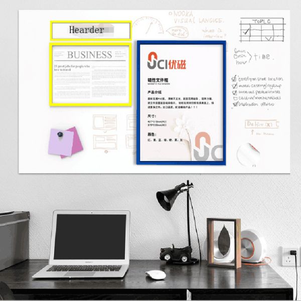 A3 A4 A5 A6 Magnetic Document Holder For Fridge Multi Colors