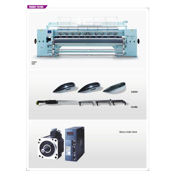 3251mm Working Width Computerized Quilting Machine 360 Degree Random Quilting