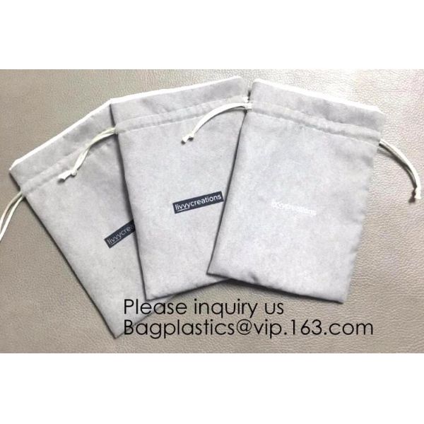 Velvet Cloth Drawstring Pouches Handy Gifts Jewelry Bags,Cream Drawstrings Velvet Bags for Jewelry, Gift, Wedding Favors