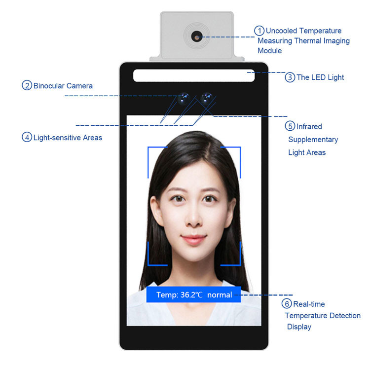 Android 9.0 MTK Face Recognition Temperature Measurement 800*1200