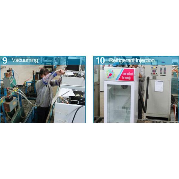 120L Drink Show Case Cooler front open Cooler Displayer