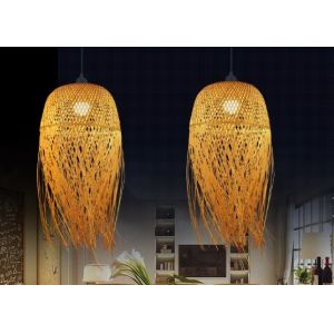Buy cheap Bamboo Chandelier For Project Rattan Chandelier Retro Art Homestay Tea Room from wholesalers