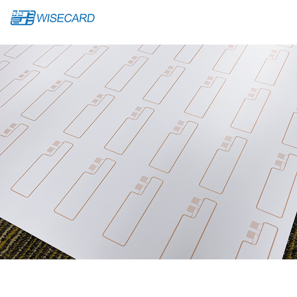 Wisecard LF / HF / UHF Chip RFID Prelam Inlay For EMV Smart Card