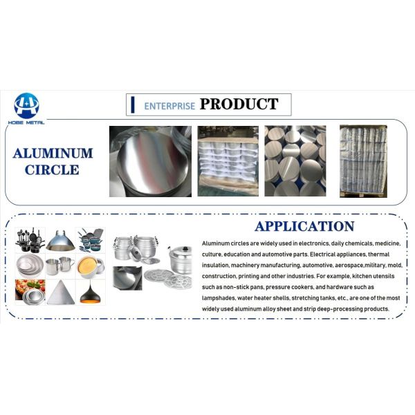 Heat Treating 1050 Aluminum Circle Disc Cookware Round Sheet