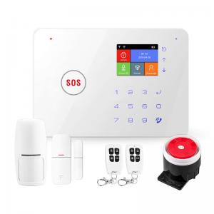China Intelligent Wireless Wifi/gsm Alarm System Sms Smart Kit Tft Display Burglarly Fire Gas Alarm Family Alarm Security wholesale