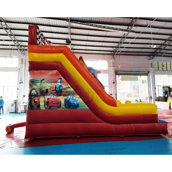 0.55mm PVC Commercial Inflatable Slide Crazy Car Bounce House