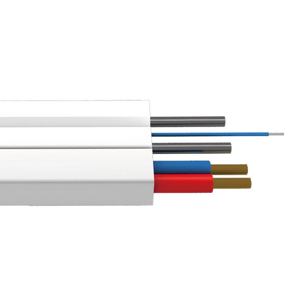 Single Mode G652D Fiber Optic Cable 12 Core PVC Sheathed Cable 2km