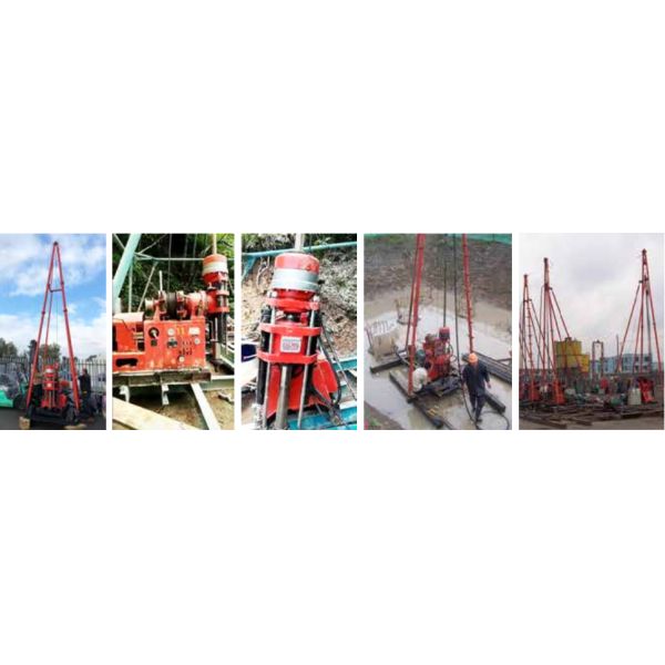 Large Power Spindle Speed Diamond Drill Rig 22kw 1470rmp Drilling Depth Up To 600 Meters
