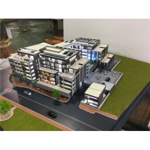 China Machine - Cutting Modern Building 3D Model , LED Scale Building Models wholesale
