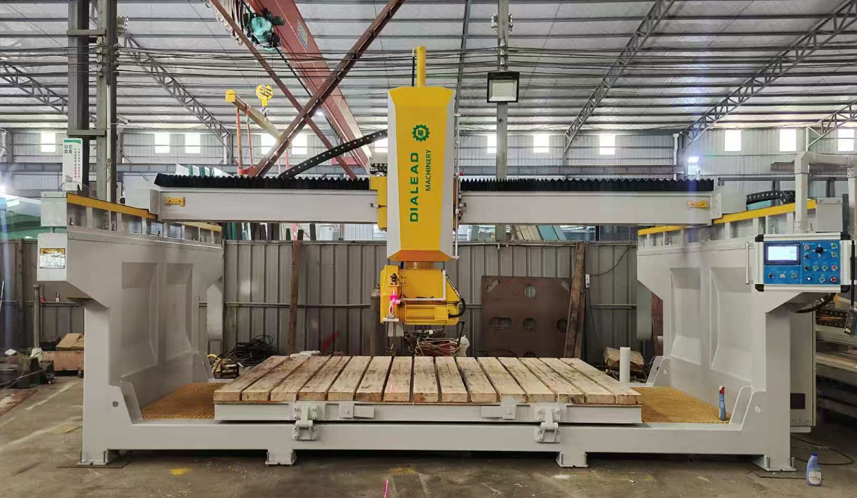 Heavy Duty Stone Cutting Bridge Saw For High Performance Automated Stone Fabrication