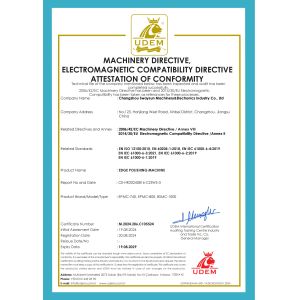 Changzhou Techelect Electronic Equipment Co., Ltd. Certifications
