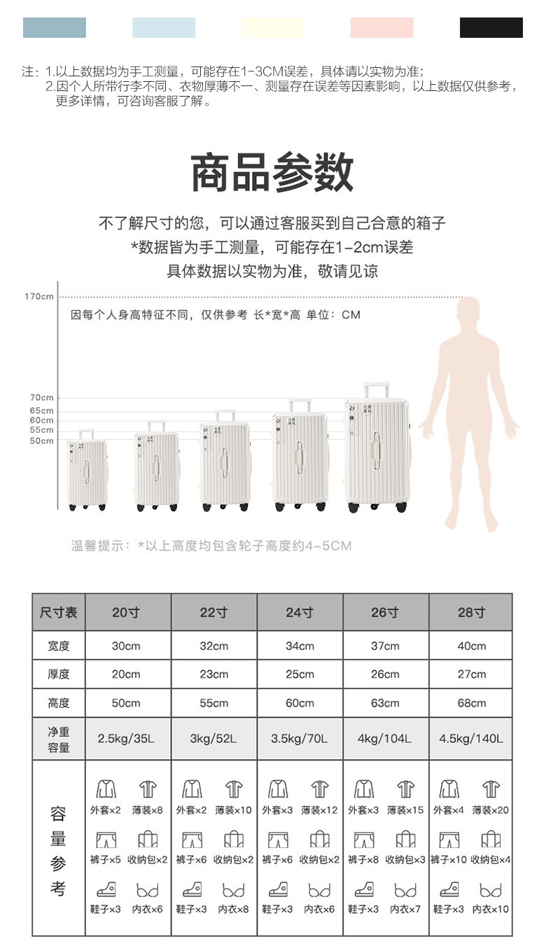 2311 Mother Child Box Fahion butler hardshell suitcase USB charging luggage coffee cup tray waterproof large capacity boys and girls suitcase travel