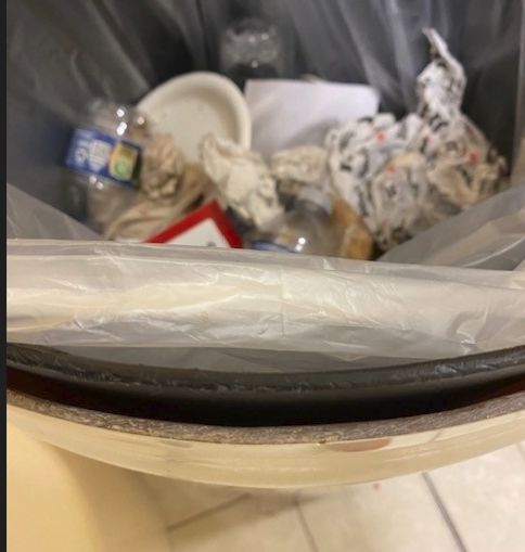Hotel Fiberglass Trash Can Custom Trash Can Round Glass Fiber Reinforced Plastic