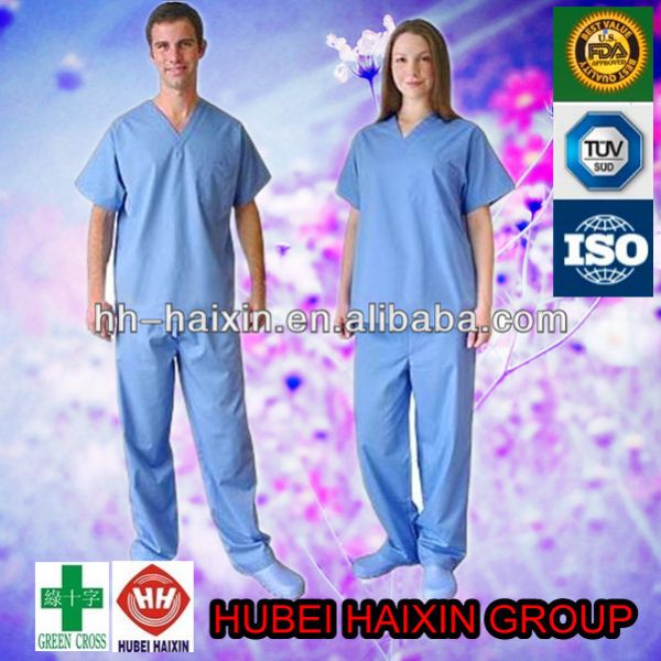 80gsm Doctor Lab Coats , Disposable Polypropylene Lab Coat With Buttons