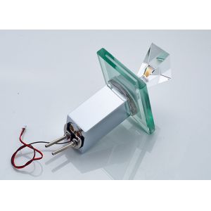 ROVATE LED Waterfall Faucet Desk Mounted Temperature Control Water Faucet