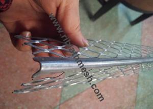 China 50cm Wing Galvanised Angle Bead 0.7-0.8mm Thickness 0.5-3m Length For Stairs wholesale