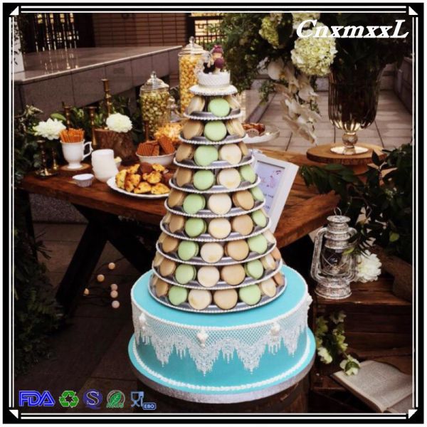 new style 10 tier macaron display tower stand