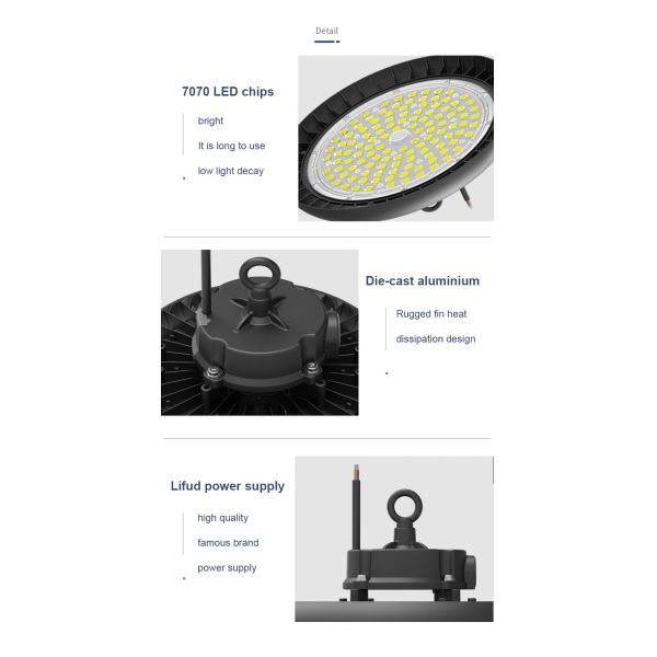 Workshop Led UFO High Bay Light Led High Bay Garage Lights 200w 150w 100w