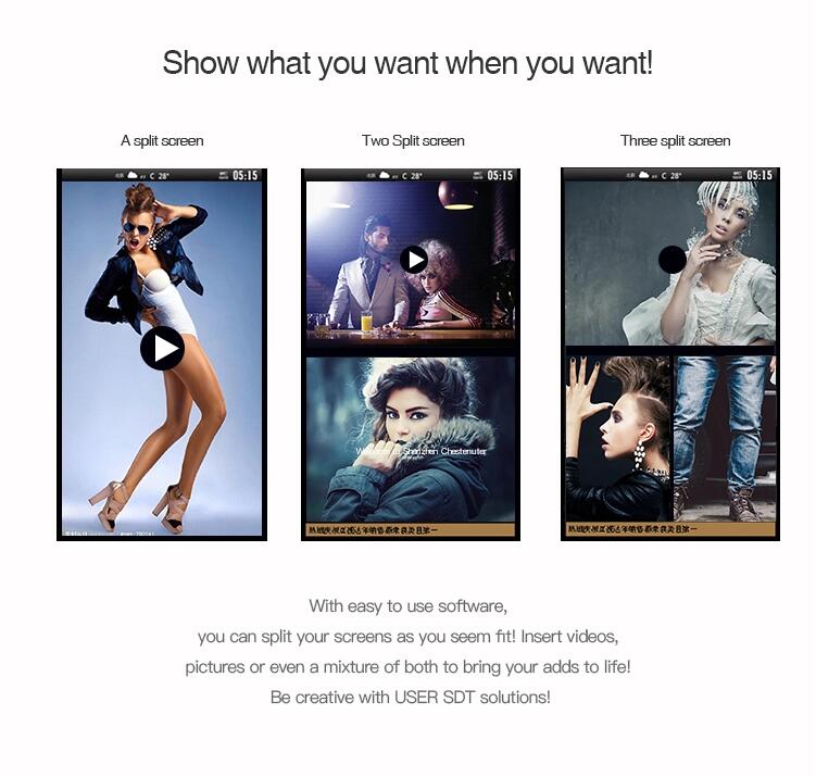 TFT 55 Inch 1920*1080 500CD/Sqm LCD Digital Signage Totem