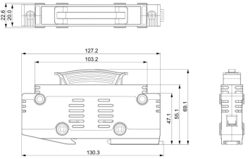 GPV Operating Semiconductor Fuses 10 Mm X 85 Mm 1500VDC Rated Voltage