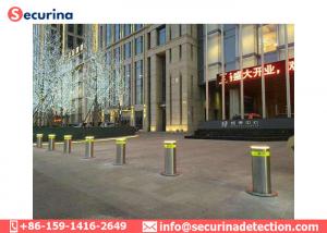 China 304 Stainless Steel Automatic Rising Bollards For Road Safety Control wholesale