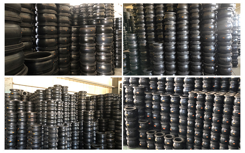 PN10 PN16 PN25 Single Sphere Rubber Joint Rubber Bellows Expansion Joint With SS304/SS316 Flange Flexible Joint