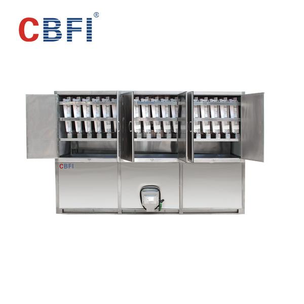 Quality PLC Control Edible Ice Cube Machine With Semi - Automatic Ice Packing System for sale