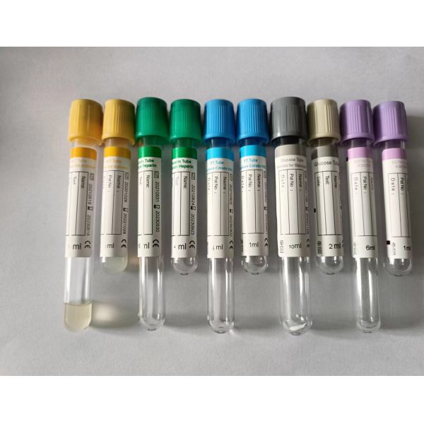 Disposable Vacuum Blood Collection Tubes Plasma Sodium Heparin 13*100mm