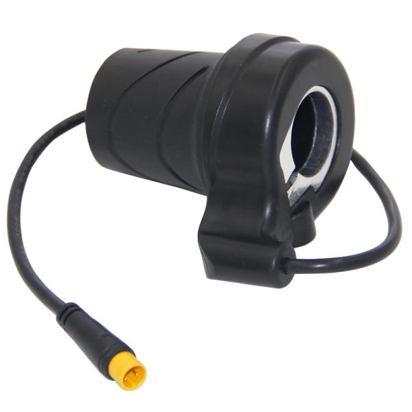 20X Half Twist Throttle Electric Bicycle Right Handle Throttle Waterproof SM Connector for E Bikes or Electric Scooter