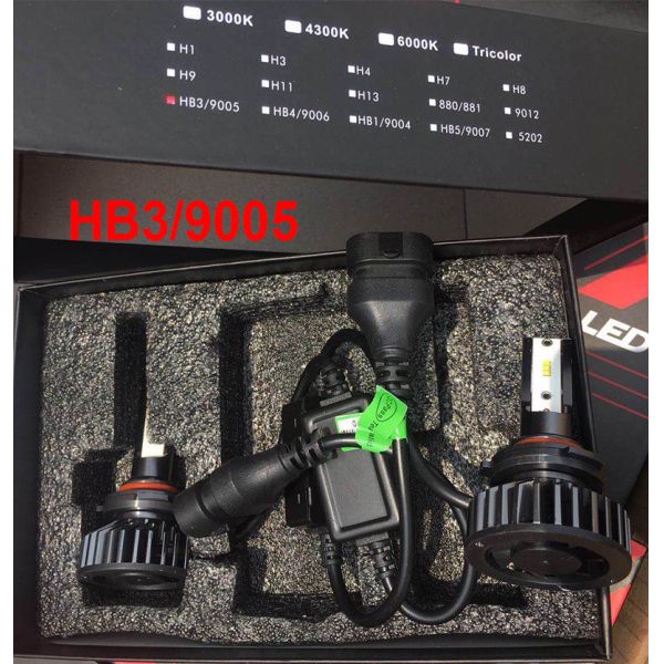 JALN7 9005 9006 Car LED Light Truck Headligth Fog Bulb High Beam 55W H4 60/55W 12000LM 24V 12V 6000K H11 H7 9012 H13 H15