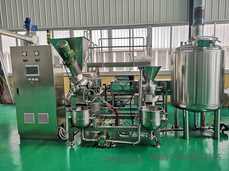 Full Automatic Peanut Butter Processing Line Stainless Steel Electric / Gas