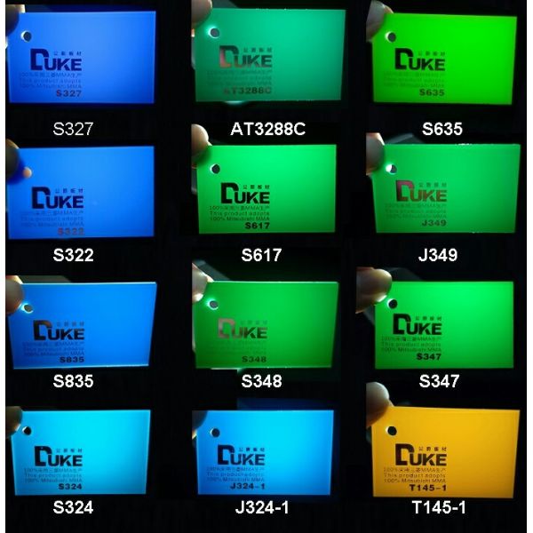 Color Clear Cast Sign Acrylic Sheet Board Eco Friendly 2mm 3mm 5mm