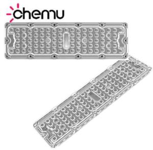 China LED Optics Multi Lens Array 236x70mm Multipurpose PC Material wholesale
