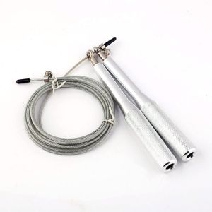 ZHIHUI 300cm Steel Cable Jump Rope Self Locking Aluminium Handle