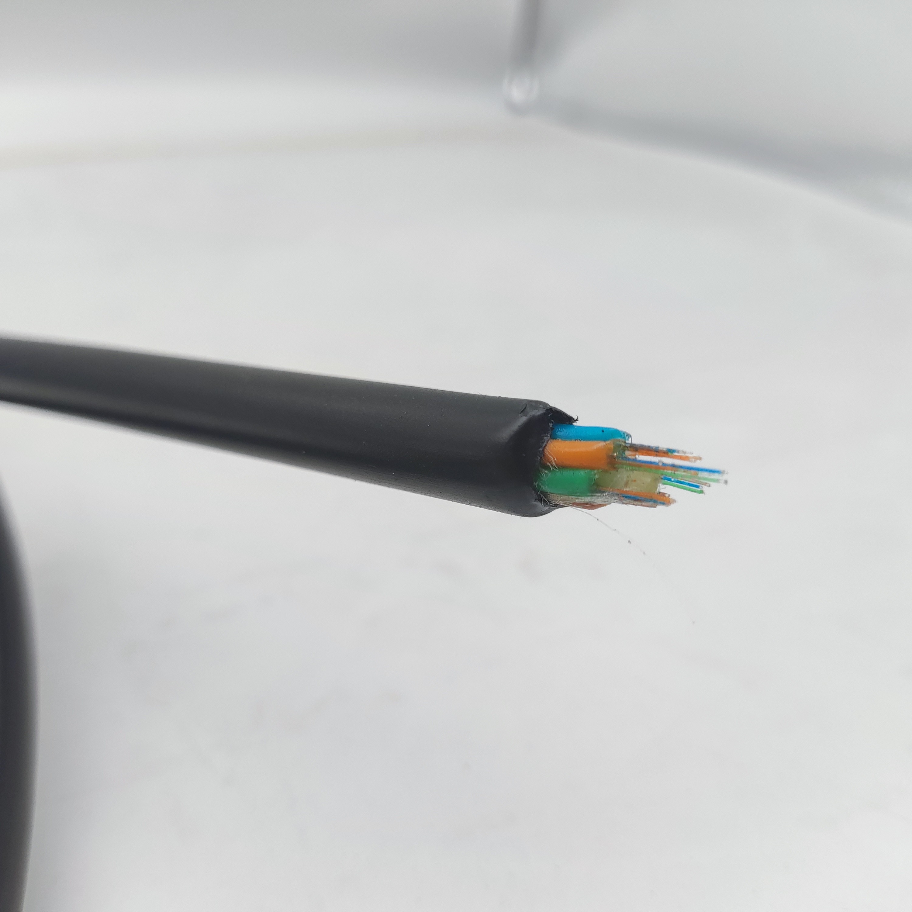 China Optic Fiber Cable Multi Core G.652D Single Mode Cable 24 Fibers GYFTY-24 wholesale