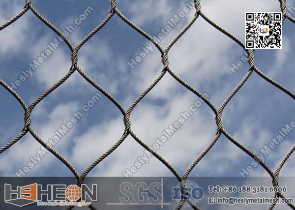  woven stainess steel wire rope mesh