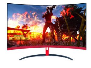 Flicker Free 32 Inch Curved Desktop Computer Monitor With 3 Side Borderless Frame