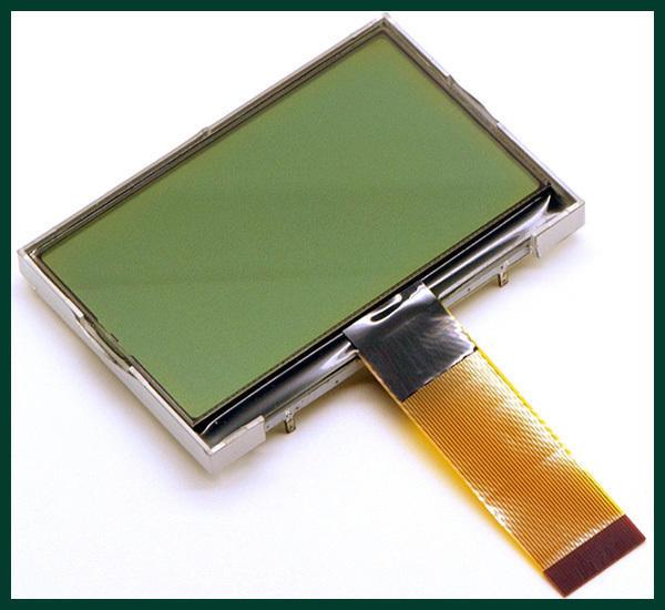 Quality High Brightness LED Backlight LCM LCD Display With Active Area Of 30.5 X 14mm 3.3 V for sale