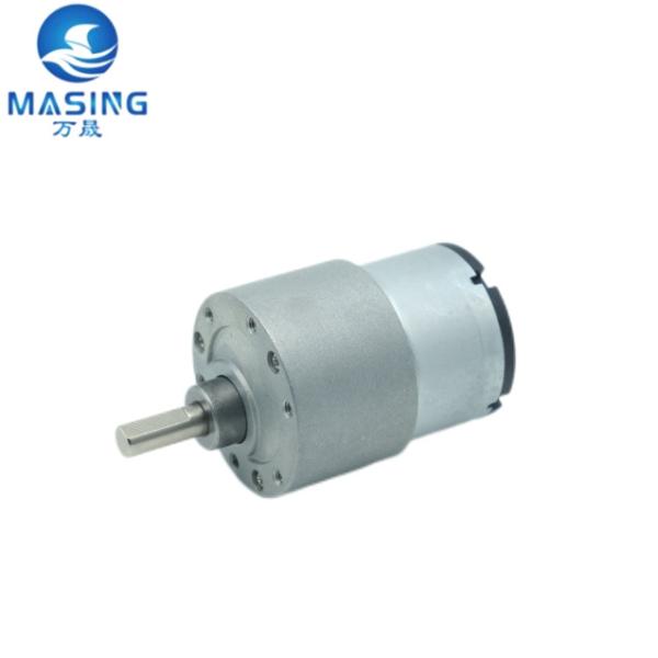 Quality 37mm High Torque Dc Gear Motor 12v Direction of Rotation CW/CCW 10 Rpm for Baby Cradle for sale