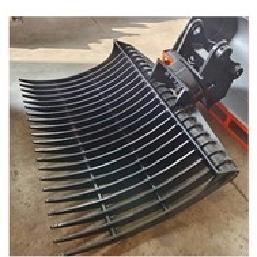 Quality Rotary rake can be rotated 360 degrees, multi-angle operation for sale