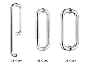 China Furniture Hardware Stainless Steel Tube Handles Adopted Advanced Surface Treatment wholesale