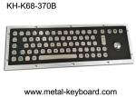 China Rugged Stainless Steel Industrial Computer Keyboard with Water proof Trackball wholesale