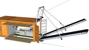 China Containerized Mobile Weighing And Bagging Machine Unit Filling Sealing wholesale